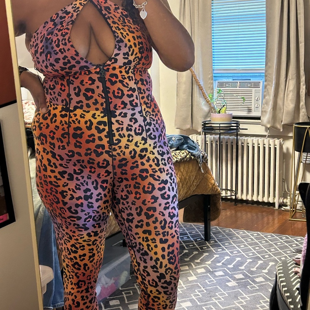 Savage X Fenty Multicolor Leopard Jumpsuit